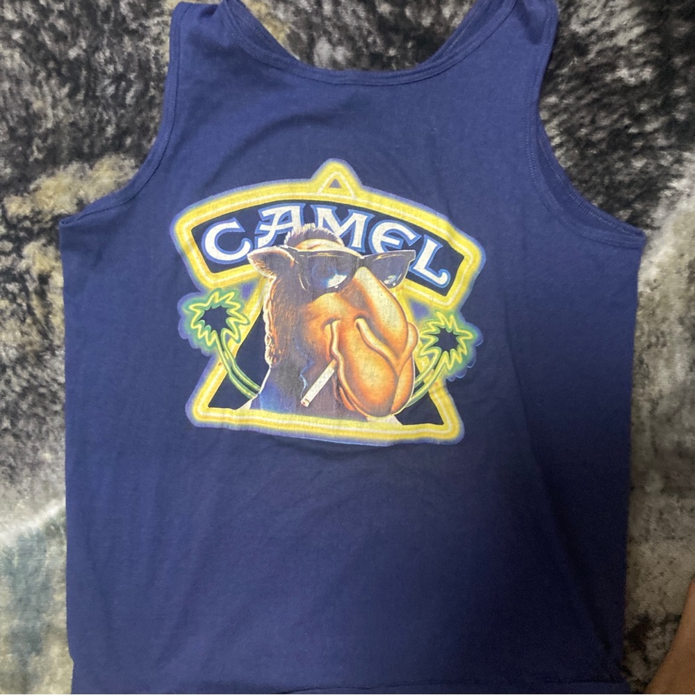 Vintage camel tank top